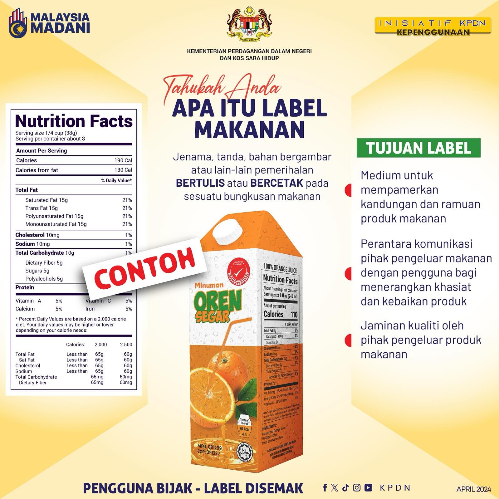 Semak Label